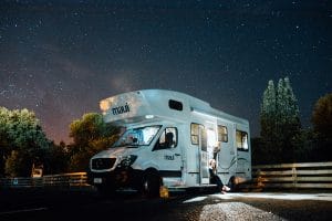 Afbeelding van een camper met PowerXtreme lithium accu