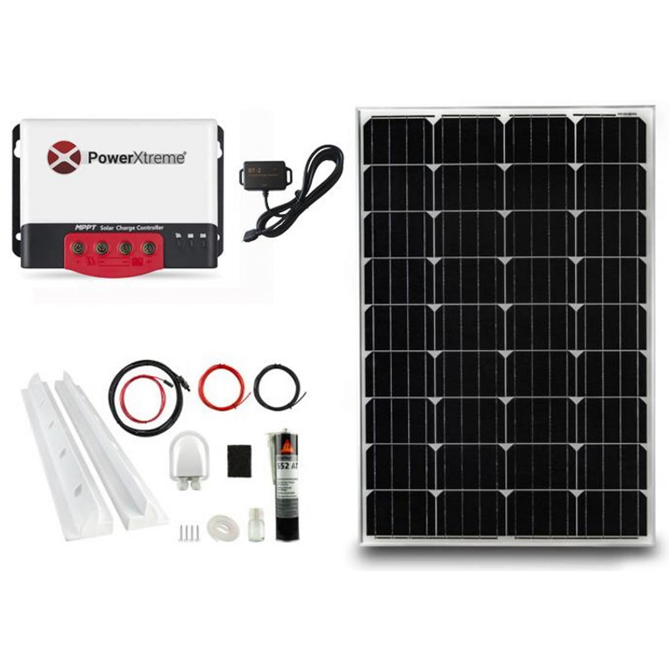 PowerXtreme XS20s Solar MPPT With Bluetooth 100W Package